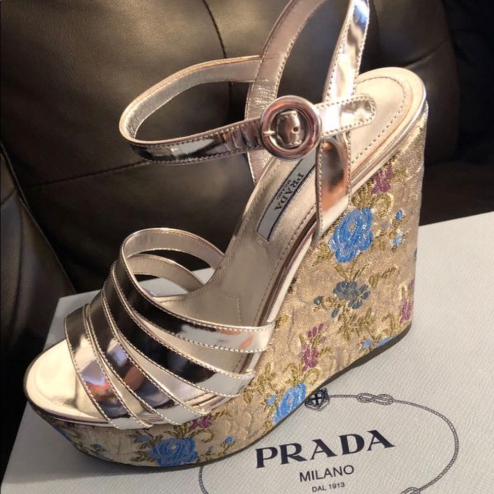Prada wedges